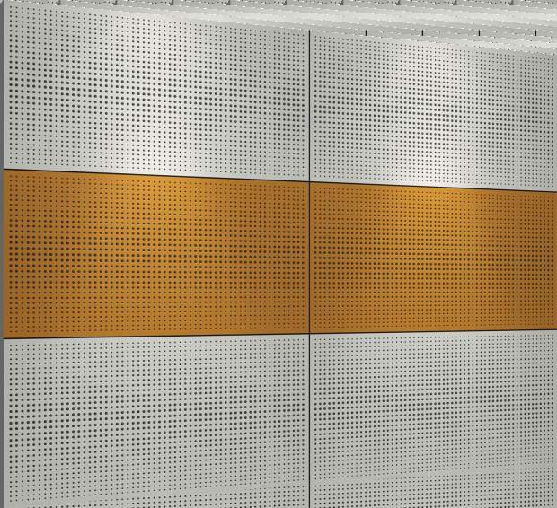 Soundbox perforated acoustic wall