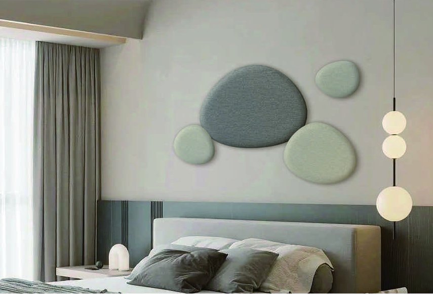 Soundbox modules in a bedroom
