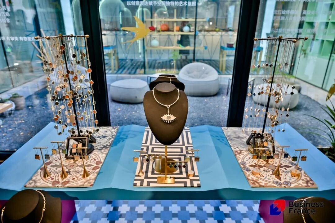 Jewellery and craft on display